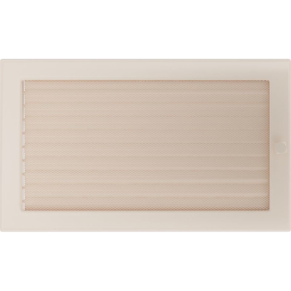 Решетка вентиляционная бежевая 22х37 с жалюзи