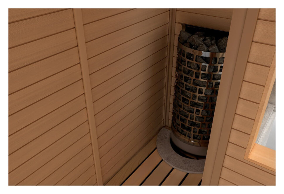 Электрическая печь для сауны Sawo Aries 9 кВт, пристенная, ARI3-90NB-WL-P