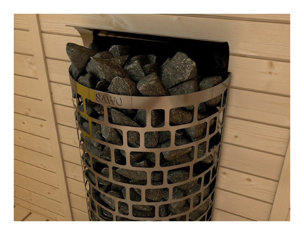 Электрическая печь для сауны Sawo Aries 9 кВт, пристенная, ARI3-90NB-WL-P