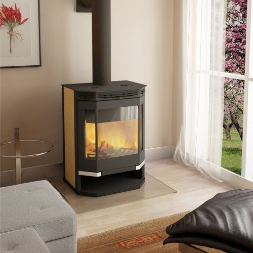 Печь-камин Мета Metafire Ангара 12 с плитой