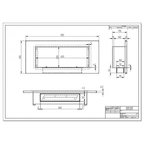 Биокамин ZeFire Elliot 900