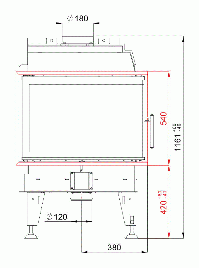 Каминная топка BeF Feel 9 CP/CL