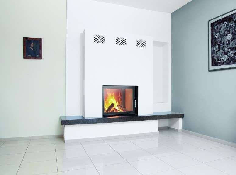 Каминная топка Hoxter Haka 78/57 Чугунный дымосборник