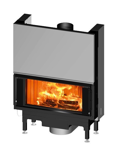 Каминная топка Spartherm Premium V-ASh с бетонной рамой + SESAM