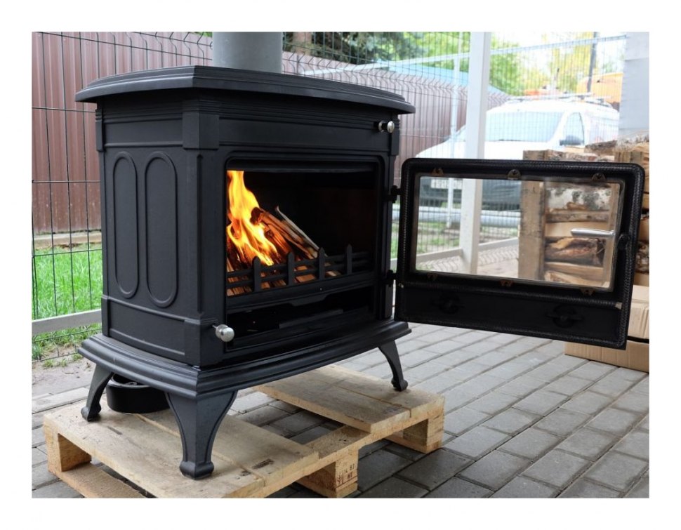 Чугунная печь камин Firebird Cobra 13 кВт
