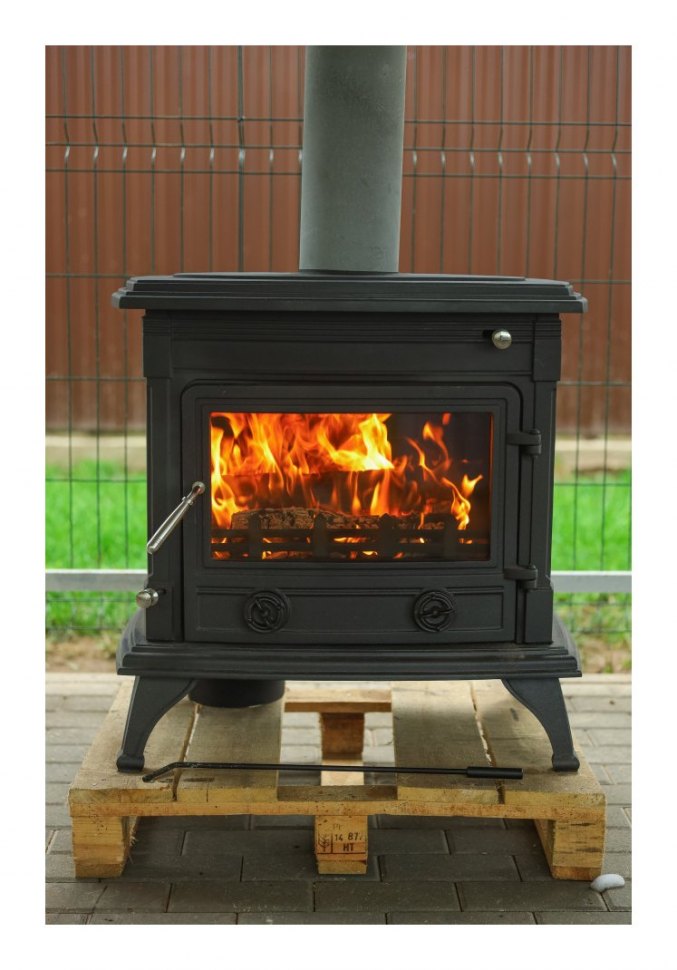 Чугунная печь камин Firebird Cobra 13 кВт