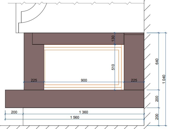 Каминная облицовка Sunhill Brno