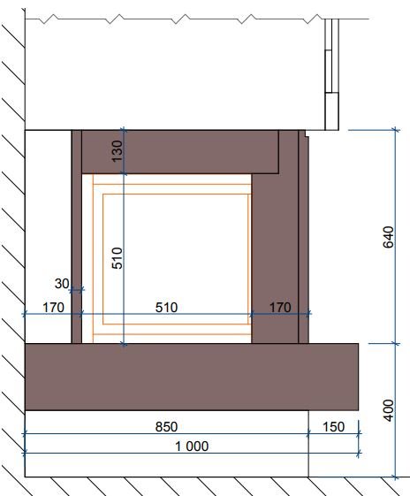 Каминная облицовка Sunhill Brno