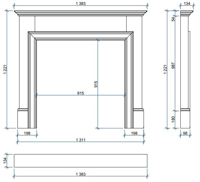Каминная облицовка Sunhill Greenwich