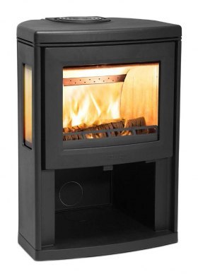 Печь K700, с боковыми стёклами, черный (Keddy)