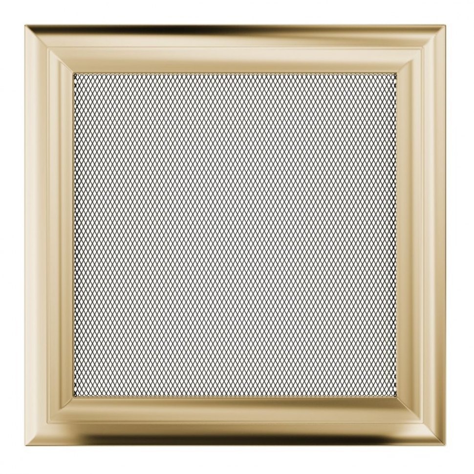Решетка вентиляционная Оскар латунь 22х22