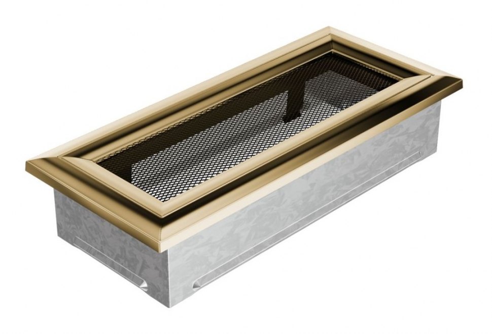 Решетка вентиляционная Оскар латунь 11х24