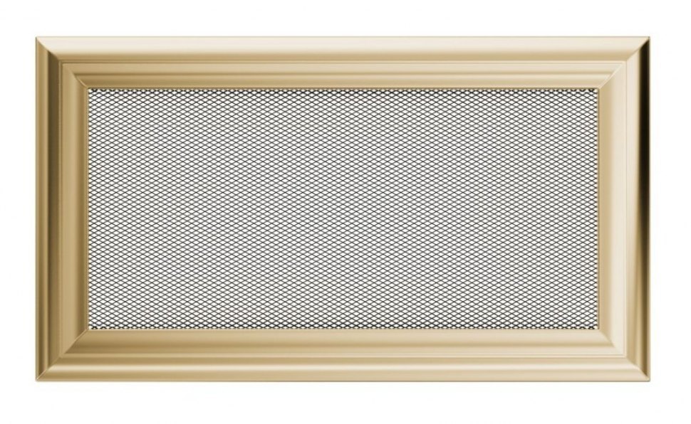 Решетка вентиляционная Оскар латунь 17х30
