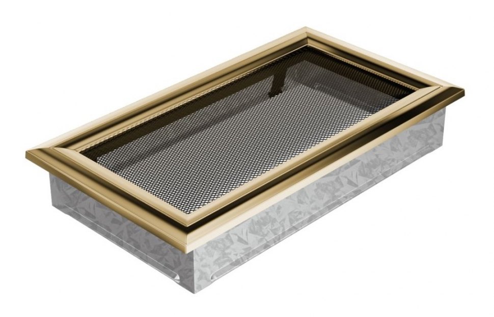 Решетка вентиляционная Оскар латунь 17х30