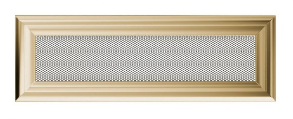 Решетка вентиляционная Оскар латунь 11х32