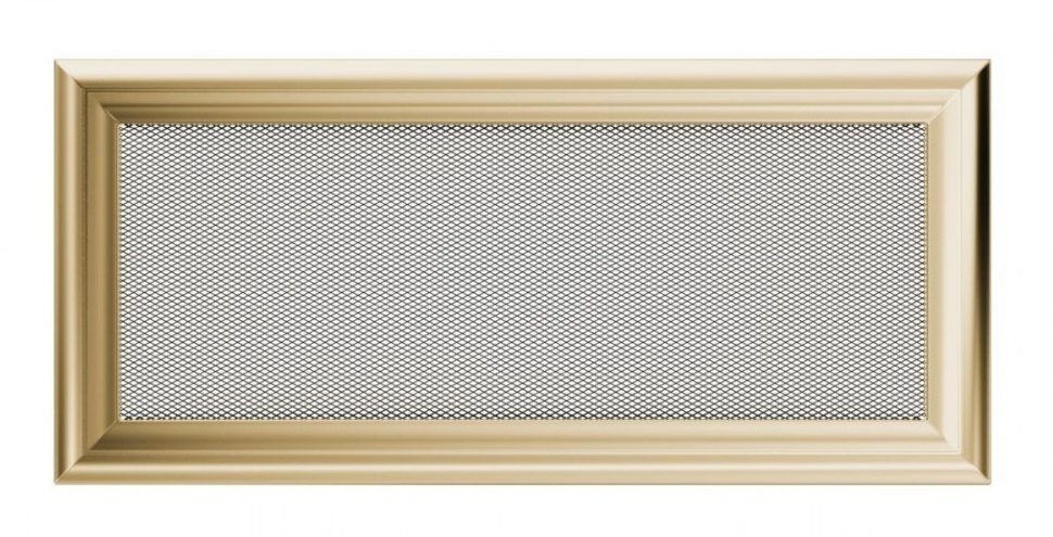Решетка вентиляционная Оскар латунь 17х37