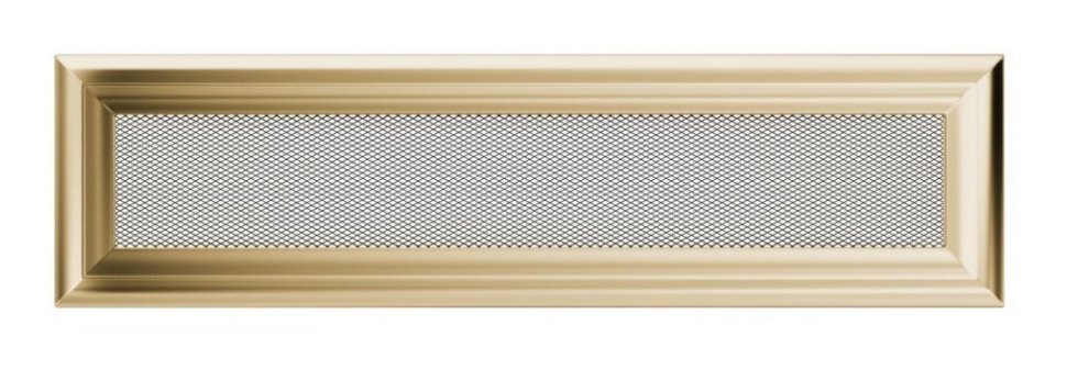 Решетка вентиляционная Оскар латунь 11х42
