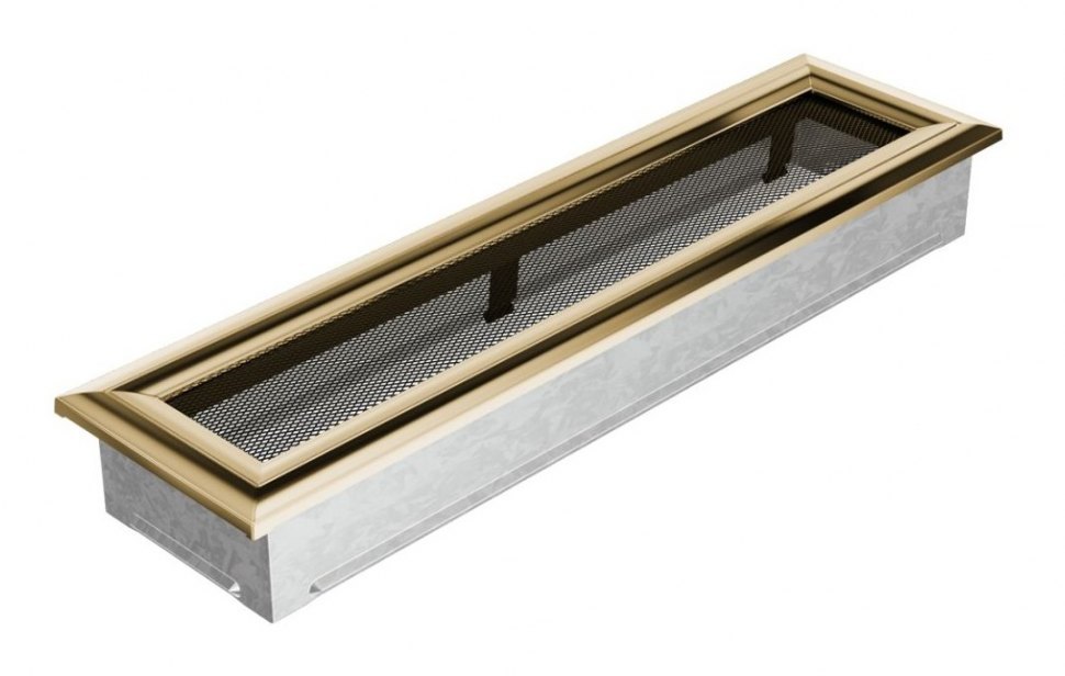 Решетка вентиляционная Оскар латунь 11х42