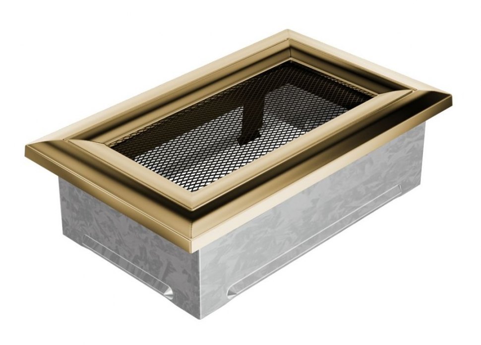 Решетка вентиляционная Оскар латунь 11х17