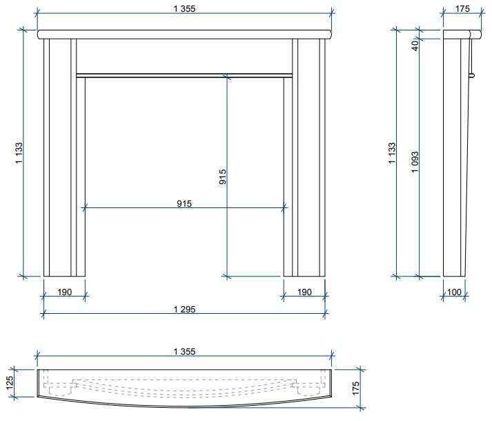 Каминная облицовка Sunhill Wimbledon