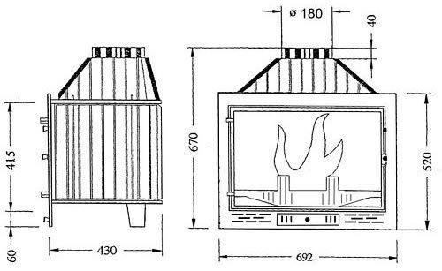Каминная топка Ferguss FG-20