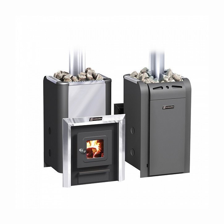 Дровяная печь для бани Ермак-Элит 16 С