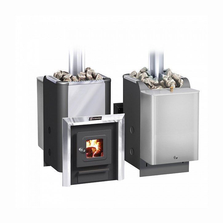 Дровяная печь для бани Ермак-Элит 16 С