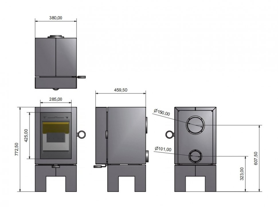 Камин Wanders Оак / Oak