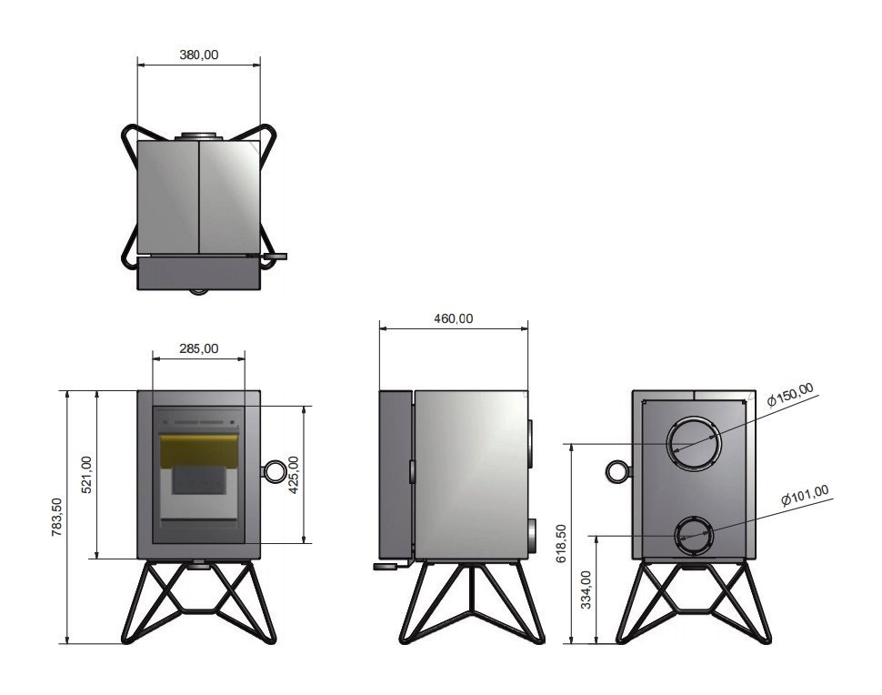 Камин Wanders Оак / Oak