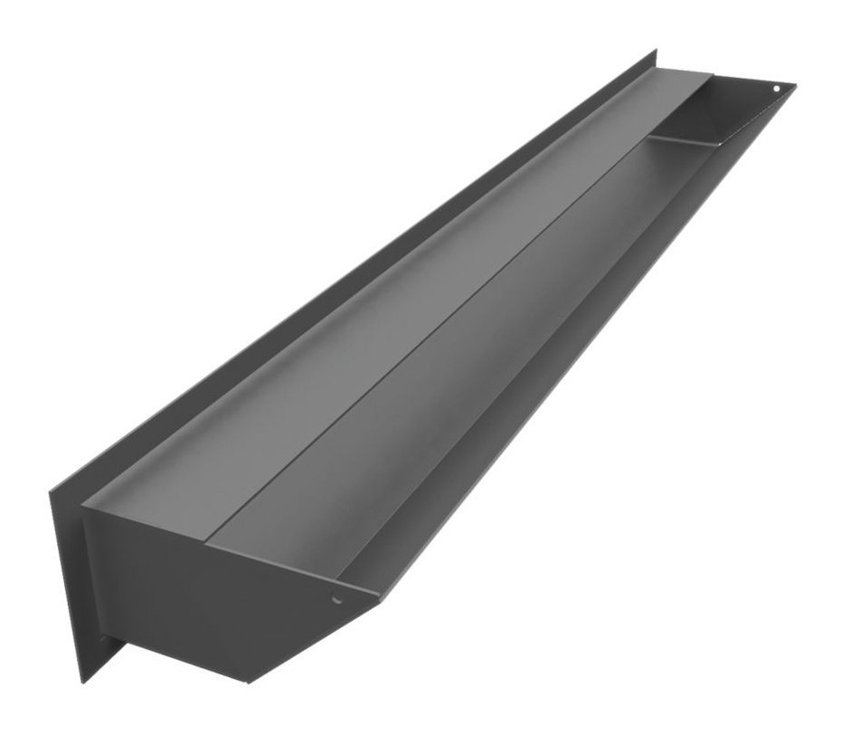 Решетка вентиляционная Luft SF 9х80 графит