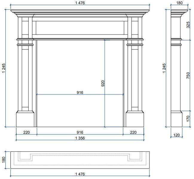 Каминная облицовка Sunhill Cosby