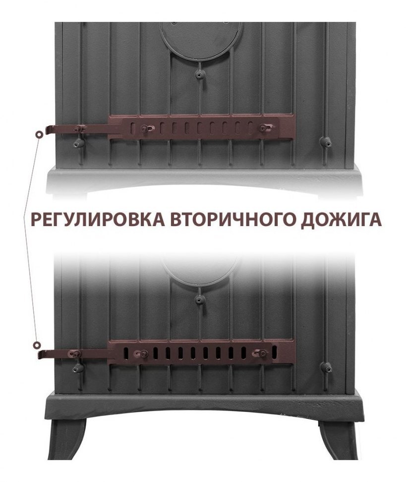 Печь чугунная Везувий KZ-14 (антрацит)