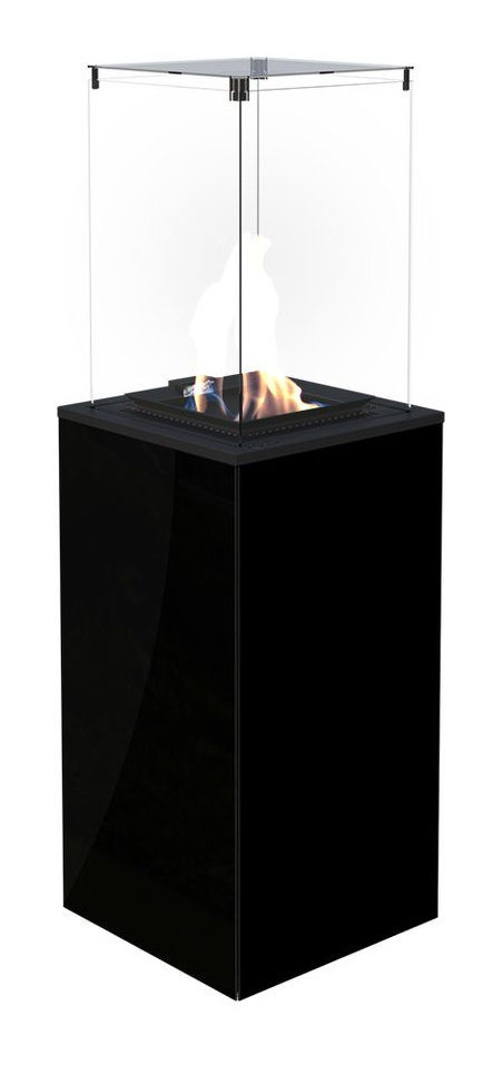 Газовый нагреватель Kratki PATIO M/CZ (черное стекло)