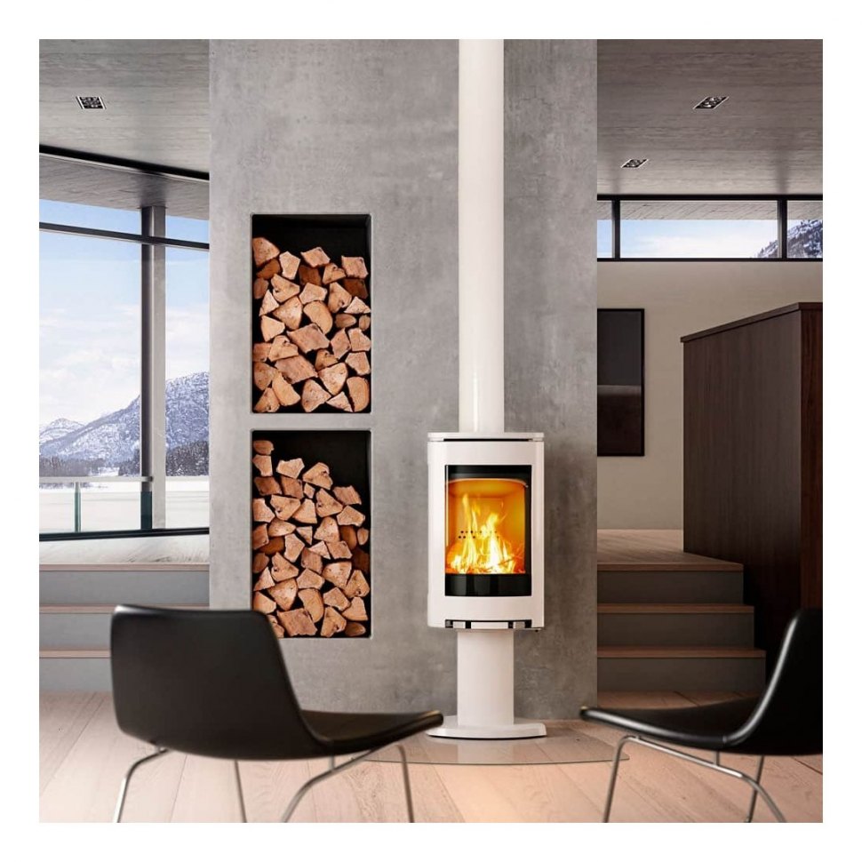 Чугунная печь камин Jotul F 373 CB WHE