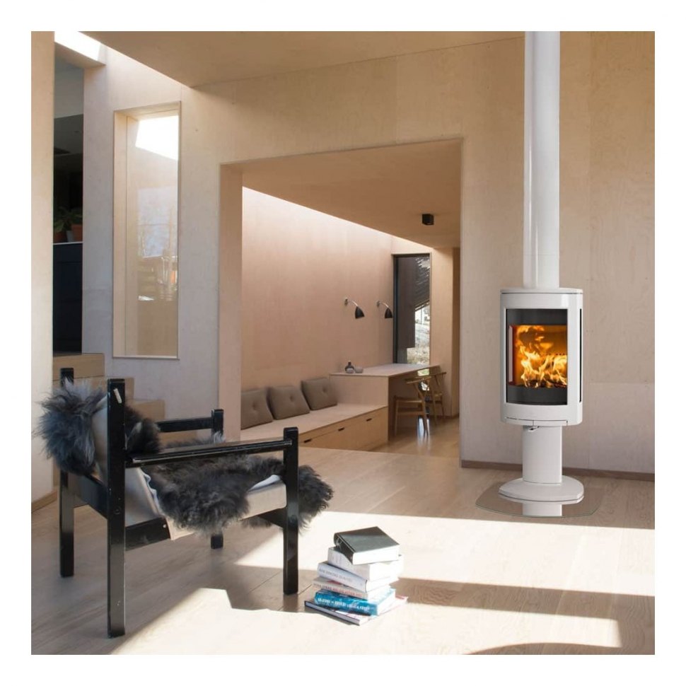 Чугунная печь камин Jotul F 373 CB WHE