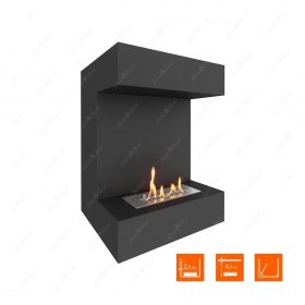Биокамин фронтальный SteelHeat GRAND 600 (Стандарт)