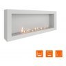 Биокамин SteelHeat WALL ONE 1400 белый (Стандарт)