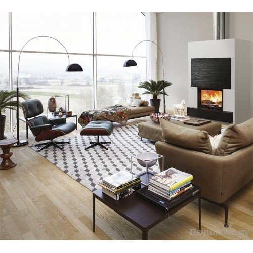 Каминная топка Hoxter Haka 78/57h Адаптер под аккумулятивные кольца HOXTER