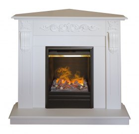 Электрокамин RealFlame Dominica Corner WT c 3D Olympic