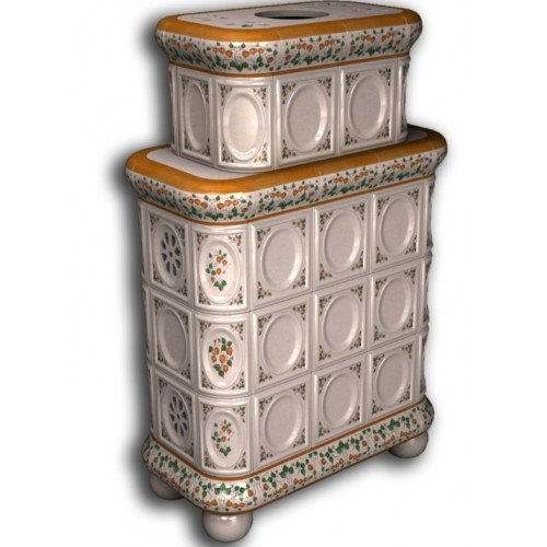 Каминная облицовка КимрПечь Медальон центральная двухъярусная Физалис