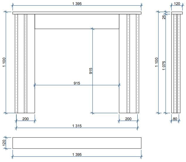 Каминная облицовка Sunhill Winchester