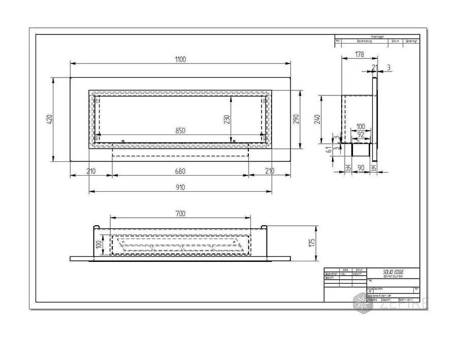 Биокамин ZeFire Florida