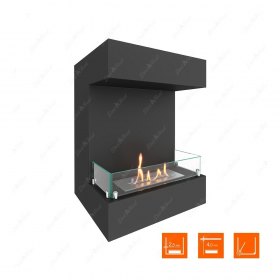 Биокамин фронтальный SteelHeat GRAND 600 (Стекло)