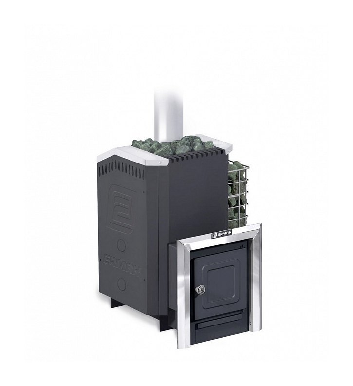 Дровяная печь для бани Ермак 12 Стандарт (Сталь)