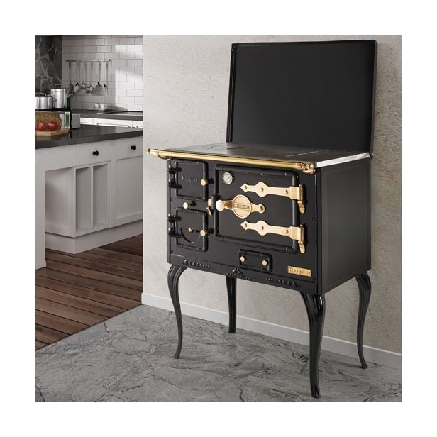 Печь-плита TB 6H, чугун, латунь, черная (Hergom)