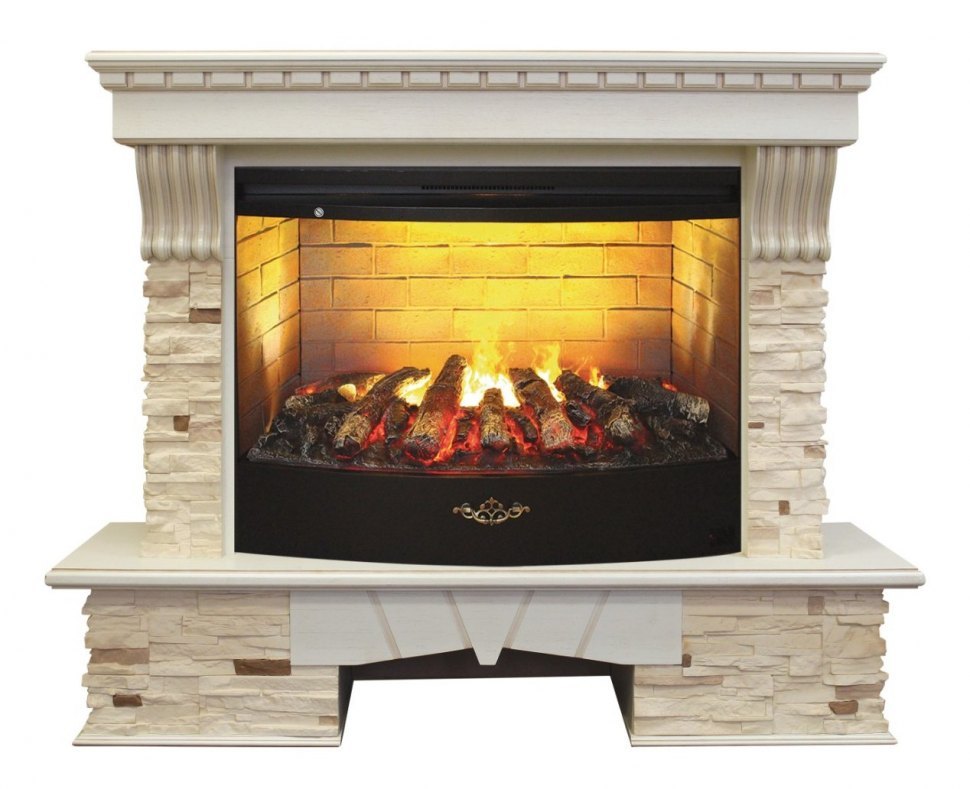 Электрокамин RealFlame Sorento 33 WT c FireStar 33 3D
