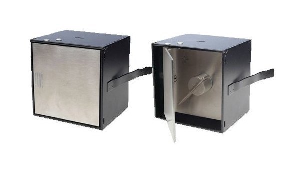 Ручка шибера квадратная с крышкой D4 79х79 мм CB-tec