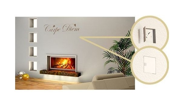 Ручка шибера квадратная с крышкой, 79х79 мм CB-tec