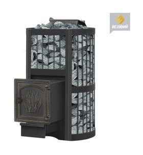 Чугунная печь для бани Везувий Ураган Стандарт 16 (ДТ-4)