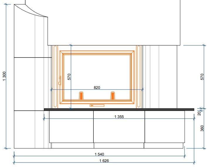 Каминная облицовка Sunhill Monreal